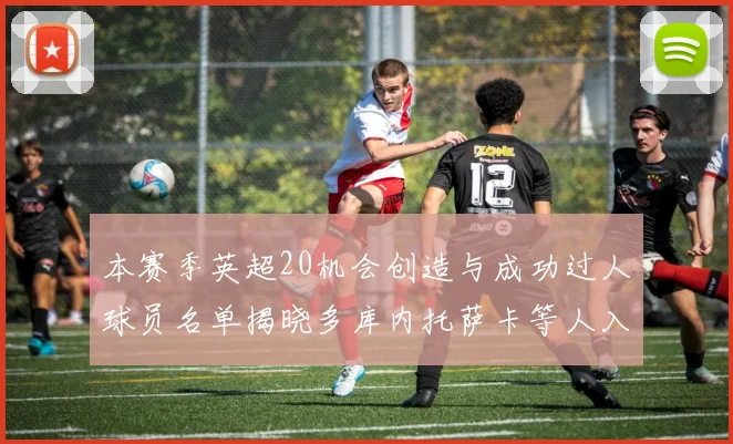 本赛季英超20机会创造与成功过人球员名单揭晓多库内托萨卡等人入选